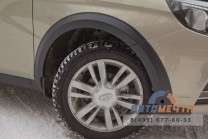 Cross-комплект (накладки на арки и пороги) LADA VESTA SW и Sedan | Лада Веста с 2015 г.в. (10 шт.)-2