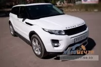 Защита переднего бампера для Land Rover Range Rover Evoque Dynamic 75х42 мм, овал Защита бампера передняя на Range Rover Evoque Dynamic