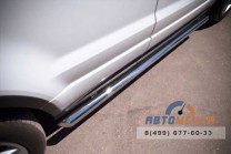 Пороги труба на Range Rover Evoque Dynamic, нерж-2