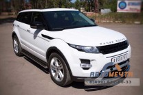 Пороги труба на Range Rover Evoque Dynamic, нерж-0