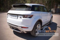Защита заднего бампера для Land Rover Range Rover Evoque Dynamic d76 мм (дуга)-2 Защита заднего бампера для Range Rover Evoque, нерж-2