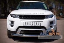 Защита переднего бампера для Land Rover Range Rover Evoque Dynamic d76 мм (дуга)-3 Защита переднего бампера нерж. на Range Rover Evoque-3