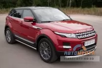 Защита порогов на Range Rover Evoque Prestige