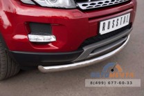 Защита переднего бампера для Land Rover Range Rover Evoque Prestige d63 мм (дуга)-1 Защита переднего бампера на Рендж Ровер Эвок-1