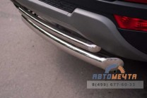 Защита заднего бампера на Range Rover Evoque-0