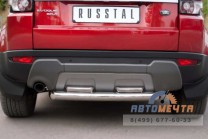 Защита заднего бампера для Land Rover Range Rover Evoque Prestige d76_42 мм (дуга)-2 Защита бампера задняя на Range Rover Evoque-2