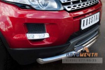 Защита переднего бампера на Range Rover Evoque-1