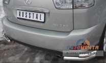 Защита заднего бампера на Lexus RX 03-08-1