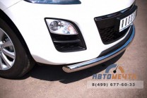 Защита переднего бампера на Mazda CX-7 2010--1