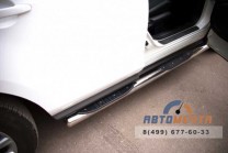 Защита порогов на Mazda CX-7 2010--2