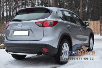 Защита заднего бампера на Mazda CX-5 2011--3