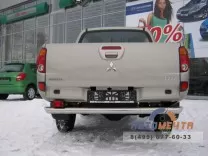 Защита заднего бампера для Mitsubishi L200 2010-, d76 мм Защита заднего бампера для Mitsubishi L200 2010-