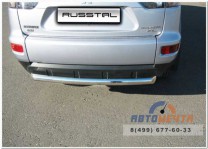 Защита зад. бампера Mitsubishi Outlander XL 10-, нерж.-5