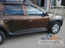Накладки на двери Рено Дастер (молдинги City узкие ABS)-1 Накладки на двери Рено Дастер (молдинги City узкие ABS)-1