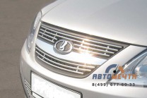 Накладка (верх) на решетку радиатора 10 мм для LADA Ларгус-0