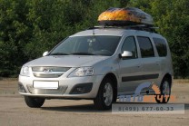 Накладка (верх) на решетку радиатора 10 мм для LADA Ларгус-2