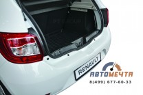 Накладки в проем багажника (ABS 2шт) Рено Сандеро / Sandero Stepway 2014--1