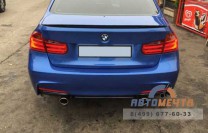 Накладка на задний бампер для BMW 3 (диффузор)-1 Накладка на задний бампер для BMW 3 (диффузор)-1