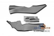 Накладки на ковролин тоннельные (ABS 3 шт) LADA Ларгус -0