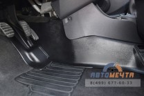 Накладки на ковролин тоннельные (ABS 3 шт) LADA Ларгус -4