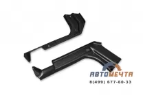 Накладки на ковролин передние (ABS 2 шт) Рено Каптюр с 2016