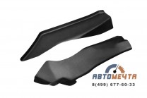 Накладки на ковролин тоннельные передние (2 шт ABS) Рено Дастер 2021- -0