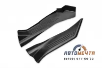 Накладки на ковролин тоннельные (ABS 2 шт) Рено Каптюр c 2016