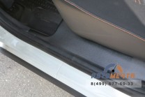 Накладки на ковролин задние (ABS) на LADA Ларгус 5-7 местн.-2