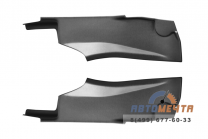 Накладки на ковролин задние (ABS) на LADA Ларгус 5-7 местн.-3