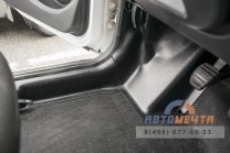 Накладки на ковролин (6 шт) (ABS) Рено Дастер 2016-2020 / NISSAN Террано 2014--1