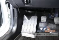 Накладки на ковролин (ABS 6 шт) Рено Логан 2014--3