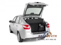 Накладка на задний бампер для LADA GRANTA Лифтбек 2014- Накладка на задний бампер для LADA GRANTA Лифтбек 2014-