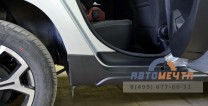 Накладки на пороги передних и задних дверей для Рено Дастер 2 с 2021-1 Накладки на пороги передних и задних дверей для Рено Дастер 2 с 2021-1