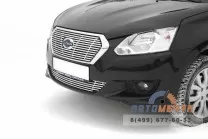 Накладка на решетку радиатора 10 мм для Datsun on-DO Седан 2014- Накладка на решетку радиатора 10 мм для Datsun on-DO Седан 2014-