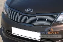 Накладка на решетку радиатора 10 мм KiaRio 2011-	