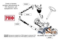 Наконечник рулевой тяги РИФ Левый (RE099L) усиленный УАЗ-2 Наконечник рулевой тяги РИФ Левый (RE099L) усиленный УАЗ-2