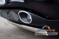 Защита бампера передняя на Nissan Juke, нерж-1