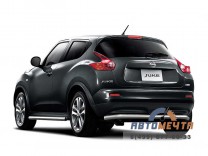 Защита заднего бампера Nissan Juke 4х4 2011-2014	-0