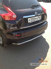 Защита заднего бампера Nissan Juke 4х4 2011-2014	-1