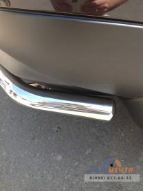 Защита заднего бампера Nissan Juke 4х4 2011-2014	-2