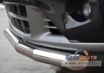 Защита переднего бампера для Nissan Murano 2010-, d76 мм, (5 секций) Защита переднего бампера на Nissan Murano 2010-