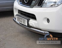 Защита бампера передняя на Nissan Pathfinder 2010--3