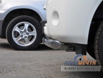 Защита бампера передняя на Nissan Pathfinder 2010--2