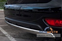 Защита заднего бампера на Nissan Patrol 2010-3