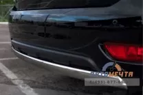 Защита заднего бампера на Nissan Patrol 2010