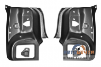 Внутренняя облицовка задних фонарей (АБС 2 шт) Рено Логан с 2014-0