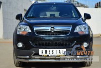 Защита переднего бампера на Opel Antara 2012--3