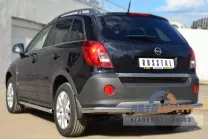 Защита заднего бампера для Opel Antara 2012-, d63 мм (секции) Защита заднего бампера для Opel Antara 2012-