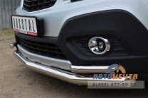 Защита бампера передняя на Opel Mokka 2012-0