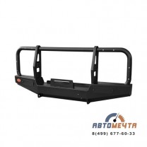 Передний силовой бампер УАЗ Хантер Трофи База с площадкой лебёдки, Стандарт и лифт до 50 мм-1